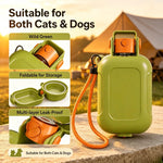 2-in-1 Leak-Resistant Folding Pet Travel Bottle & Bowl