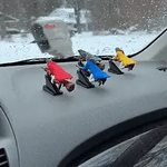 Car Dashboard Ornament Battery-Free Floating Set of 2
