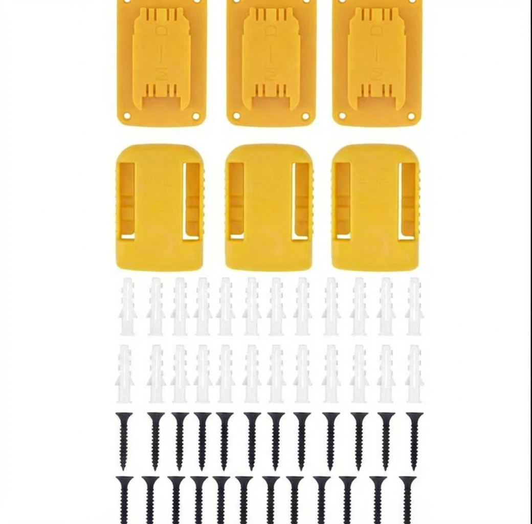 Compact Toolbox and Battery Storage Set