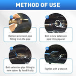 Durable Steel O2 Sensor Adapter