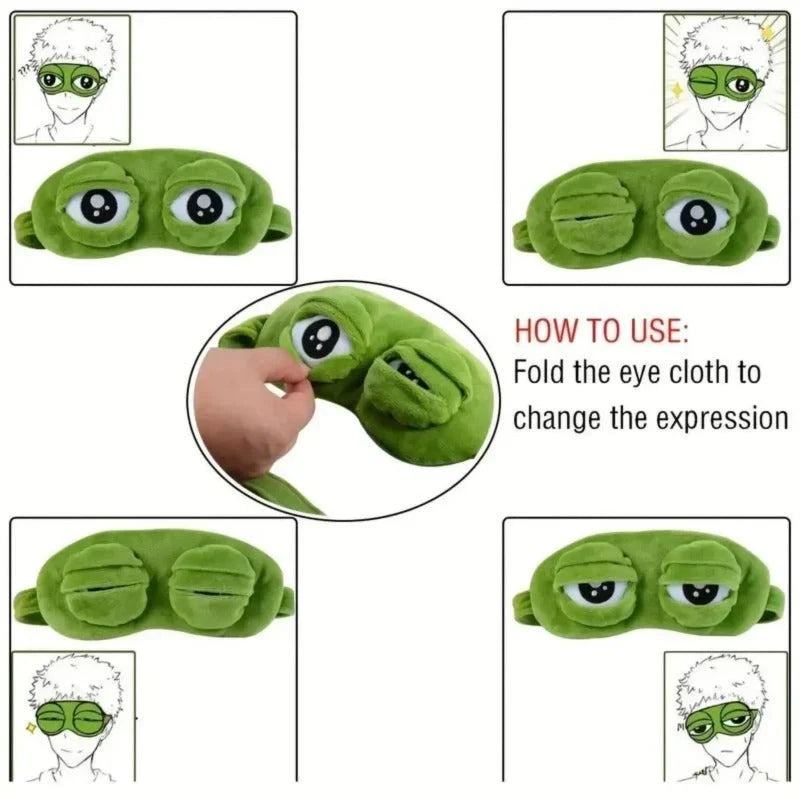 The Funny Frog 3D Sleep Mask