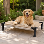 Dotisk Elevated Washable Breathable Mesh Dog Bed