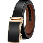 Adjustable Genuine Leather Ratchet Belt