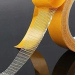 Industrial Strength Mounting Tape for Walls Floors Fabrics 2-Roll Kit No-Drill Poster Hanger Rug Gripper Fabric Repair Multi-Surface Adhesiv