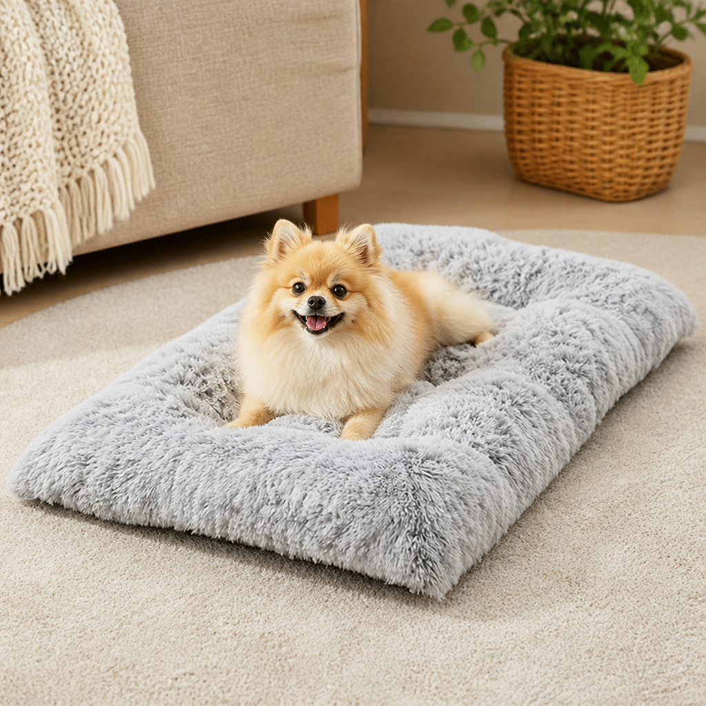 Dotisk Gradient Plush Fleece Dog Bed