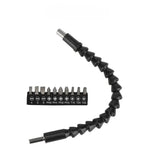 Flexible Drill Bit Extension with Screwdriver Bit Set for Tight Spaces and Awkward Corners