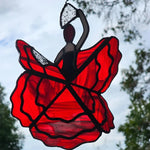 Colorful Glass Rotating Decoration