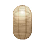 Japanese Paper Lantern Pendant Light White Round Ceiling Fixture for Dining Room Bedroom Kitchen Island Hanging Lamp E26 Base Modern Asian