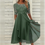 Women's Versatile Occasion Dress – Elegant Long-Sleeve Design for Weddings, Parties & Events in Multiple Colors