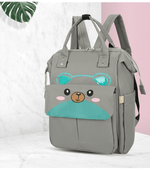 Multi-Pocket Baby Backpack with Insulated Bottle Holders & Stroller Straps for Travel