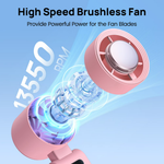Handheld Portable Turbo Fan With Ice Cooler