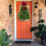 Handmade Christmas Tree Wreath for Front Door
