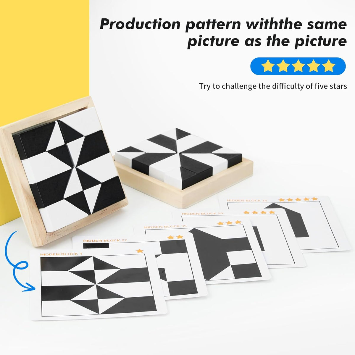 Compact Two-Tone Brain Teaser Toy