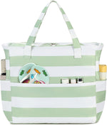 Beach Bag Extra Large with Wet Compartment, Water-Resistant Beach Bag for Pool and Swim, Beach Tote Bag for Travel