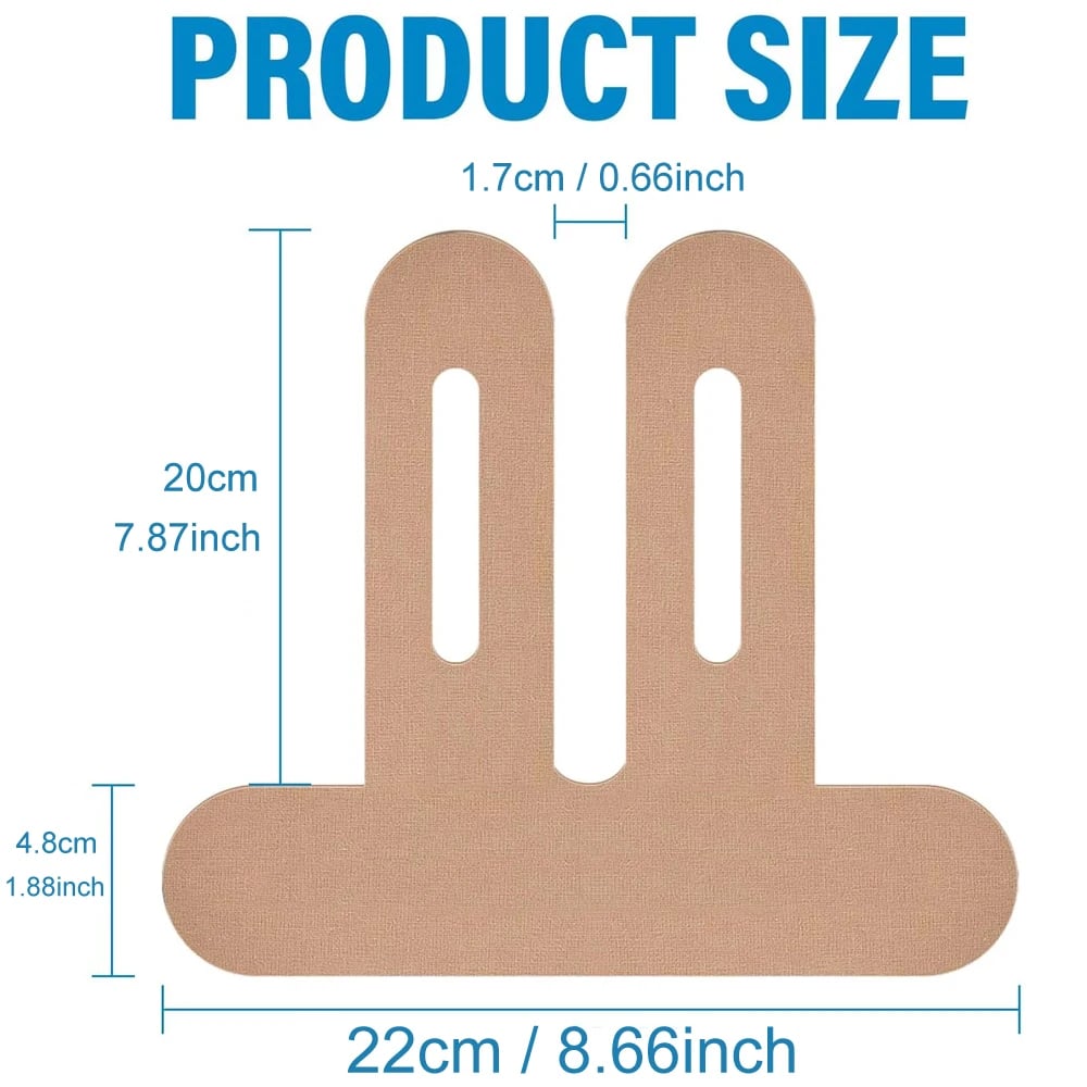 Pre-Cut Kinesiology Tape for Knee Support – 150% Stretch Cotton Athletic Tape & Stability During Sports & Daily Activity