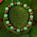 Luxury Protection Stone Bracelet Aventurine Tiger Eye