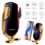 Auto-Grip Wireless Charging Phone Mount for Car Vent - Infrared Sensor, 360° Rotation, Qi Fast Charge Holder