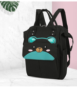 Multi-Pocket Baby Backpack with Insulated Bottle Holders & Stroller Straps for Travel