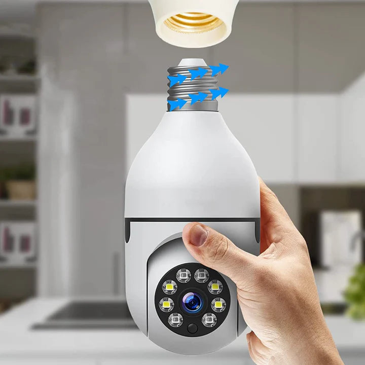 HD WiFi Security Light Bulb Camera