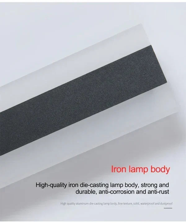 Outdoor Wall Light Weatherproof Fixture LED Modern Exterior Sconce for Porch Patio Entryway Garden Pathway IP65 Water-Resistant Year-Round