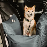 Padded Dog Car Seat Booster with Safety Harness & Side Bolsters – Water-Resistant Washable Pet Travel Carrier for Cars, SUVs & Travel
