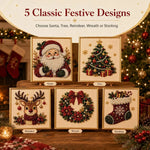Santa Christmas DIY Pearl Diamond Painting Art Kit
