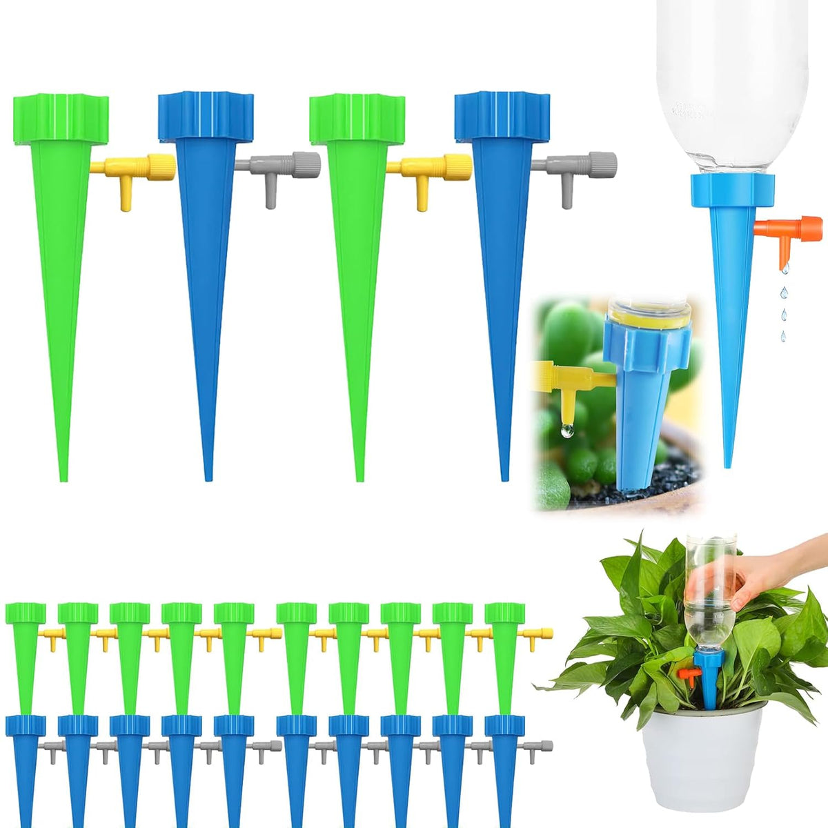 Easy Automatic Plant Watering Stakes - Dotisk