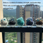 Unique Crystal Owl Decorative Figurine