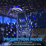 Colorful Star Night Light Projector with Changing Colors