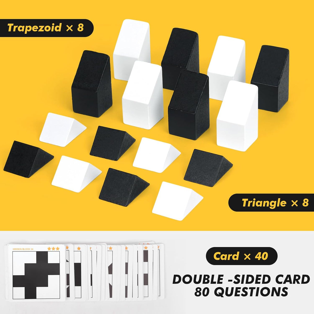 Compact Two-Tone Brain Teaser Toy