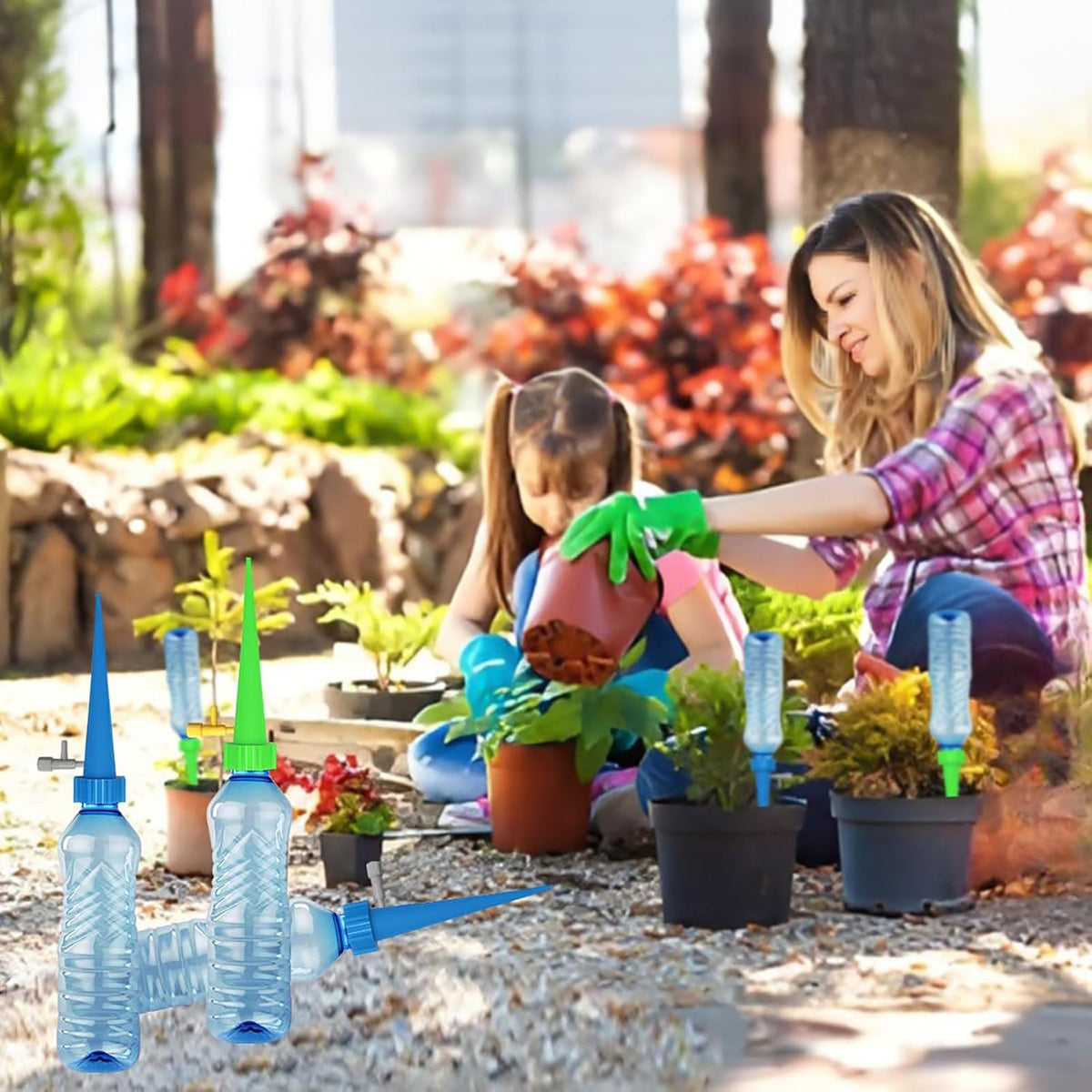 Easy Automatic Plant Watering Stakes
