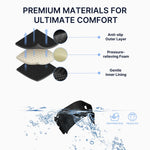 Adjustable Knee Support Wrap with Targeted Compression Pads & Lower Back Pain