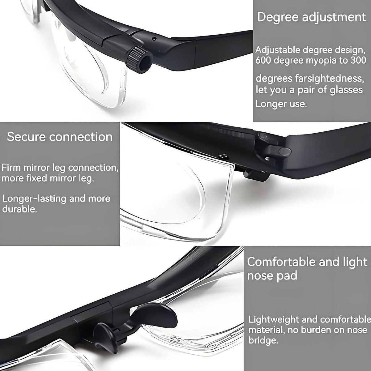 Versatile Adjustable Reading Glasses for Men Women