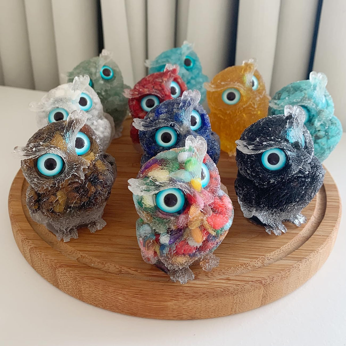 Unique Crystal Owl Decorative Figurine