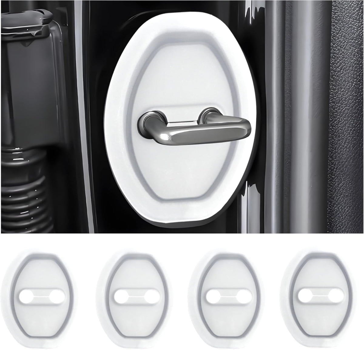 Durable Car Door Edge Guards Protector (4 Pack)