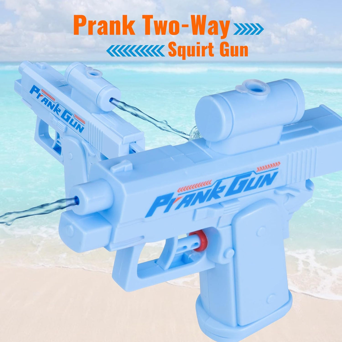 Funny Double Barrel Squirt Gun