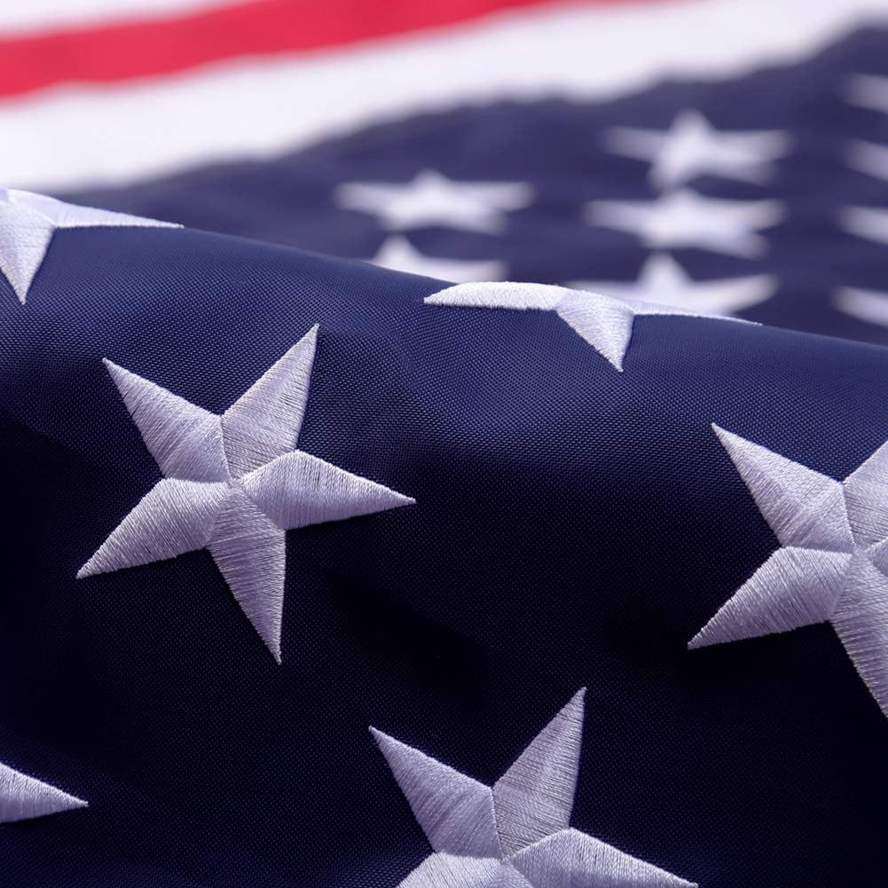 Patriotic Sewn Star US Flags - Dotisk