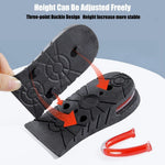 Adjustable Height Boosting Insoles for Men – Shock Absorbing Elevator Shoe Inserts with Ventilated Design – Add 1 to 3.5 Inches