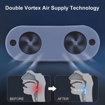 Rechargeable Micro-Fan Sleep Aid Device for Nasal Air Circulation – Cordless, Pocket-Sized Design for Travel, Camping & Hotels