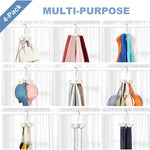 Rotating Closet Purse and Hoodie Storage Rack
