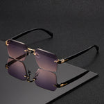 Lightweight Square Eyeglasses for Men Metal Frame Clear Fashion Glasses Everyday Use