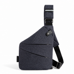 Cut-Resistant Strap & RFID-Blocking Pocket Crossbody Bag