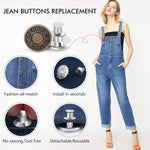 Easy Fit Denim Jeans Button Replacement Set