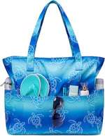 Beach Bag Extra Large with Wet Compartment, Water-Resistant Beach Bag for Pool and Swim, Beach Tote Bag for Travel