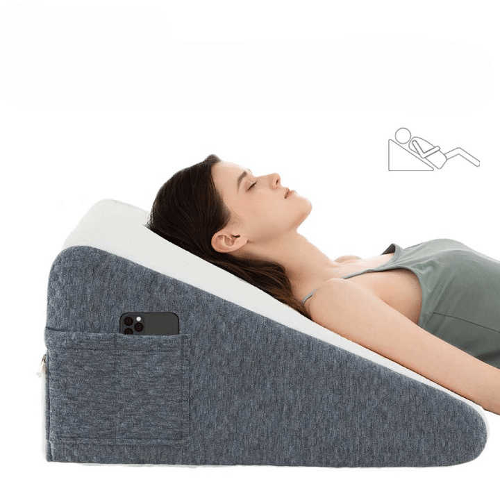 Elevated Wedge Pillow for Sleeping Bed