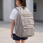 Multi-Compartment Student Backpack with Laptop Sleeve – Organized Travel Bag for School, College & Work