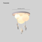Kids Bear Balloon Ceiling Light Fixture - Whimsical Pendant Lamp for Nursery Bedroom Playroom