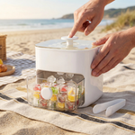 Compact ice maker fast cooling for summer