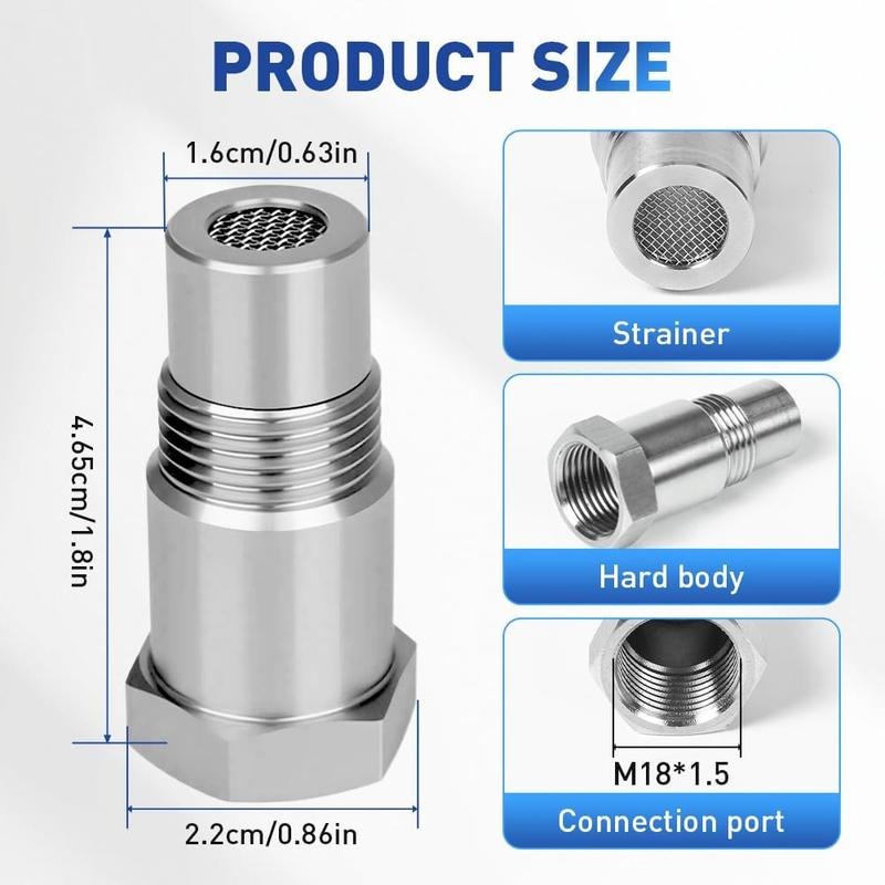 Durable Steel O2 Sensor Adapter
