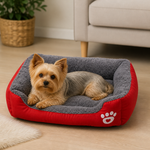 Dotisk Warm Plush & Washable Dog Bed